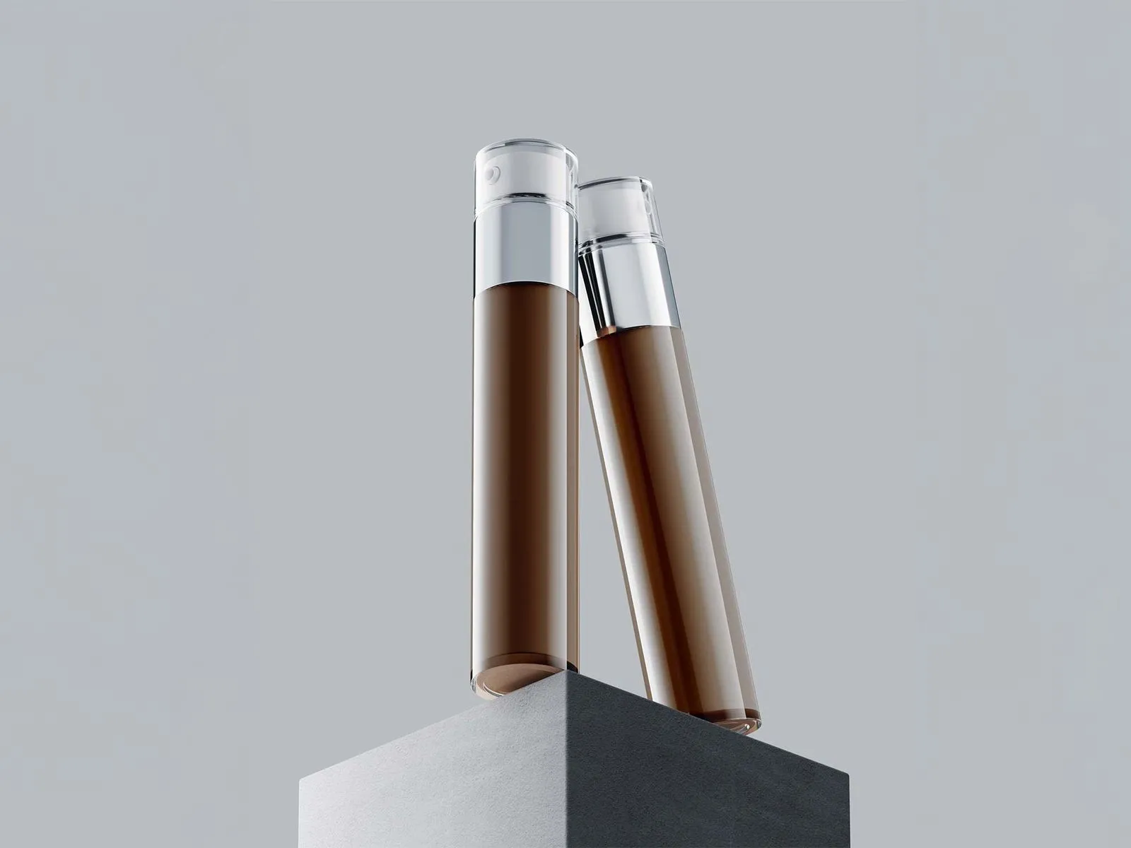 Cosmetics Bottles, Filled